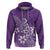 Polynesia Hoodie Plumeria Purple Curves LT7 Purple - Polynesian Pride