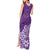 Polynesia Tank Maxi Dress Plumeria Purple Curves LT7 - Polynesian Pride