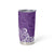 Hawaii Tumbler Cup Plumeria Purple Curves