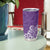 Hawaii Tumbler Cup Plumeria Purple Curves