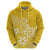 Polynesia Hoodie Plumeria Yellow Curves LT7 - Polynesian Pride