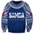 Personalised Samoa Rugby Sweatshirt WC 2023 Champions LT7 Unisex Blue - Polynesian Pride