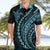 Polynesian Pride Hawaiian Shirt Turtle Hibiscus Luxury Style - Aquamarine LT7 - Polynesian Pride