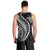 Polynesian Pride Men Tank Top Turtle Hibiscus Luxury Style - Black LT7 - Polynesian Pride