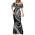 Polynesian Pride Mermaid Dress Turtle Hibiscus Luxury Style - Black LT7 - Polynesian Pride