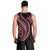 Polynesian Pride Men Tank Top Turtle Hibiscus Luxury Style - Carnation Pink LT7 - Polynesian Pride