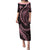 Polynesian Pride Puletasi Turtle Hibiscus Luxury Style - Carnation Pink LT7 Long Dress Carnation Pink - Polynesian Pride