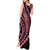 Polynesian Pride Tank Maxi Dress Turtle Hibiscus Luxury Style - Carnation Pink LT7 - Polynesian Pride