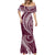 Polynesian Pride Mermaid Dress Turtle Hibiscus Luxury Style - Champagne LT7 - Polynesian Pride