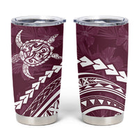 Polynesian Pride Tumbler Cup Turtle Hibiscus Luxury Style - Champagne LT7 Champagne - Polynesian Pride