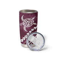 Polynesian Pride Tumbler Cup Turtle Hibiscus Luxury Style - Champagne LT7 - Polynesian Pride