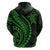 Polynesian Pride Hoodie Turtle Hibiscus Luxury Style - Green LT7 - Polynesian Pride