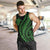 Polynesian Pride Men Tank Top Turtle Hibiscus Luxury Style - Green LT7 - Polynesian Pride