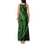 Polynesian Pride Tank Maxi Dress Turtle Hibiscus Luxury Style - Green LT7 - Polynesian Pride