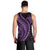 Polynesian Pride Men Tank Top Turtle Hibiscus Luxury Style - Lilac LT7 - Polynesian Pride