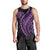 Polynesian Pride Men Tank Top Turtle Hibiscus Luxury Style - Lilac LT7 - Polynesian Pride