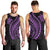 Polynesian Pride Men Tank Top Turtle Hibiscus Luxury Style - Lilac LT7 - Polynesian Pride