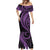 Polynesian Pride Mermaid Dress Turtle Hibiscus Luxury Style - Lilac LT7 - Polynesian Pride