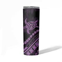Polynesian Pride Skinny Tumbler Turtle Hibiscus Luxury Style - Lilac LT7 - Polynesian Pride