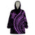 Polynesian Pride Wearable Blanket Hoodie Turtle Hibiscus Luxury Style - Lilac LT7 One Size Lilac - Polynesian Pride