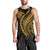 Polynesian Pride Men Tank Top Turtle Hibiscus Luxury Style - Merigold LT7 - Polynesian Pride