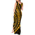 Polynesian Pride Tank Maxi Dress Turtle Hibiscus Luxury Style - Merigold LT7 - Polynesian Pride