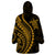 Polynesian Pride Wearable Blanket Hoodie Turtle Hibiscus Luxury Style - Merigold LT7 - Polynesian Pride