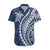 Polynesian Pride Hawaiian Shirt Turtle Hibiscus Luxury Style - Navy LT7 Navy - Polynesian Pride