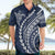 Polynesian Pride Hawaiian Shirt Turtle Hibiscus Luxury Style - Navy LT7 - Polynesian Pride