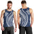 Polynesian Pride Men Tank Top Turtle Hibiscus Luxury Style - Navy LT7 - Polynesian Pride