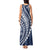 Polynesian Pride Tank Maxi Dress Turtle Hibiscus Luxury Style - Navy LT7 - Polynesian Pride