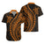 Polynesian Pride Hawaiian Shirt Turtle Hibiscus Luxury Style - Orange LT7 - Polynesian Pride