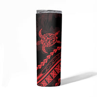 Polynesian Pride Skinny Tumbler Turtle Hibiscus Luxury Style - Rose LT7 - Polynesian Pride