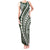 Polynesian Pride Tank Maxi Dress Turtle Hibiscus Luxury Style - Sage LT7 Women Sage - Polynesian Pride