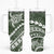 Polynesian Pride Tumbler With Handle Turtle Hibiscus Luxury Style - Sage