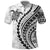 Polynesian Pride Polo Shirt Turtle Hibiscus Luxury Style - White LT7 White - Polynesian Pride