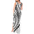 Polynesian Pride Tank Maxi Dress Turtle Hibiscus Luxury Style - White LT7 - Polynesian Pride