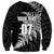 Personalised New Zealand Rugby Sweatshirt World Cup 2023 Silver Fern Champions LT7 - Polynesian Pride