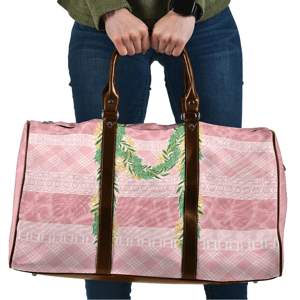 Hawai'i Paniolo Maile Twisted Lei Travel Bag Dusty Rose LT7 Dusty Rose - Polynesian Pride