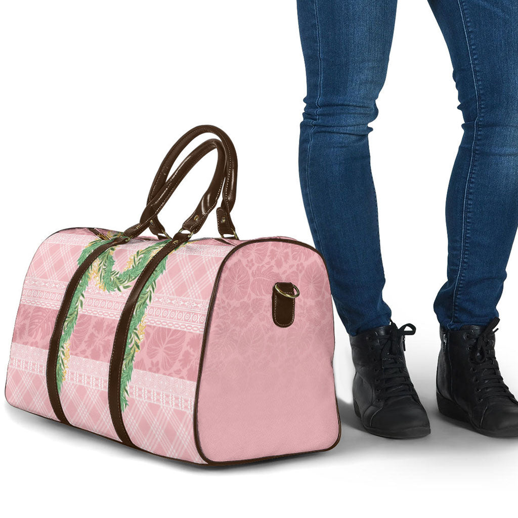 Hawai'i Paniolo Maile Twisted Lei Travel Bag Dusty Rose LT7 - Polynesian Pride