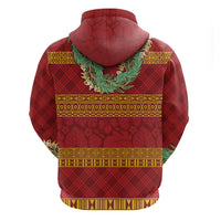 Hawai'i Paniolo Maile Twisted Lei Hoodie Hilo Royal Red LT7 - Polynesian Pride