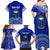 Personalised Fiji Natabua High School Family Matching Off Shoulder Maxi Dress and Hawaiian Shirt Kaviti Tapa Mix Colors Proud NHS LT7 - Polynesian Pride