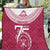 Personalised Fiji Adi Cakobau School Quilt ACS Old Girls Lotus Mix Masi LT7 Crimson - Polynesian Pride