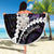 New Zealand Personalised Beach Blanket Meri Kirihimete Kowhaiwhai Mix Paua Shell - Amethys