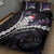 New Zealand Personalised Quilt Bed Set Meri Kirihimete Kowhaiwhai Mix Paua Shell - Amethys