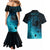 Polynesian Shark Couples Matching Mermaid Dress and Hawaiian Shirt Under The Waves LT7 - Polynesian Pride