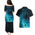 Polynesian Shark Couples Matching Puletasi Dress and Hawaiian Shirt Under The Waves LT7 - Polynesian Pride