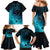 Polynesian Shark Family Matching Mermaid Dress and Hawaiian Shirt Under The Waves LT7 - Polynesian Pride