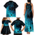 Polynesian Shark Family Matching Tank Maxi Dress and Hawaiian Shirt Under The Waves LT7 - Polynesian Pride