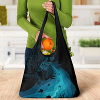 Polynesian Shark Grocery Bag Under The Waves LT7 - Polynesian Pride